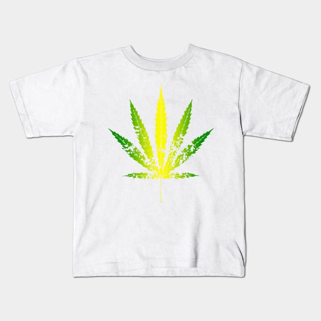 St Patrick Marijuana Gift Kids T-Shirt by GBDesigner
